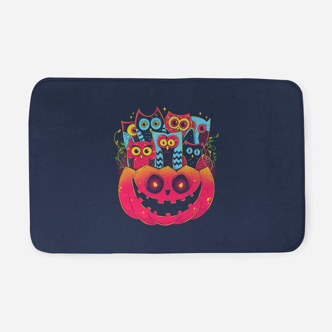 A Bowl Full Of Owls-None-Memory Foam-Bath Mat-GODZILLARGE