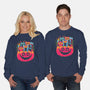 A Bowl Full Of Owls-Unisex-Crew Neck-Sweatshirt-GODZILLARGE