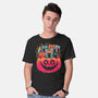 A Bowl Full Of Owls-Mens-Basic-Tee-GODZILLARGE