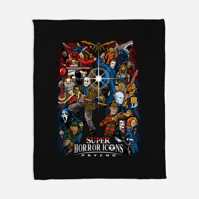 Super Horror Icons-None-Fleece-Blanket-PrimePremne