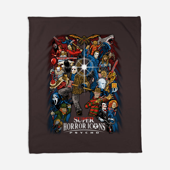 Super Horror Icons-None-Fleece-Blanket-PrimePremne