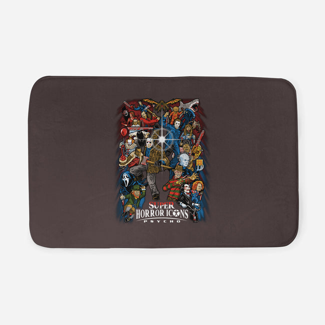 Super Horror Icons-None-Memory Foam-Bath Mat-PrimePremne