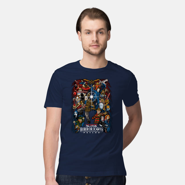 Super Horror Icons-Mens-Premium-Tee-PrimePremne