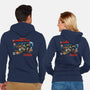 Horrific Kart-Unisex-Zip-Up-Sweatshirt-PrimePremne