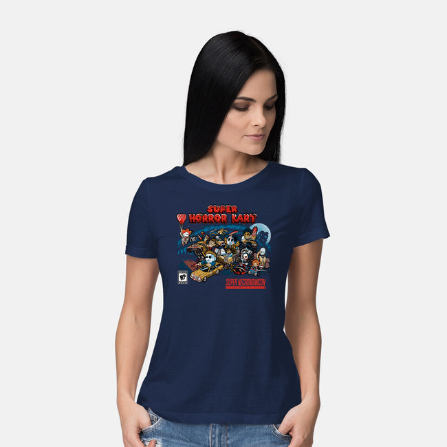 Horrific Kart-Womens-Basic-Tee-PrimePremne