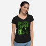 Netherworld Gothic-Womens-V-Neck-Tee-daobiwan