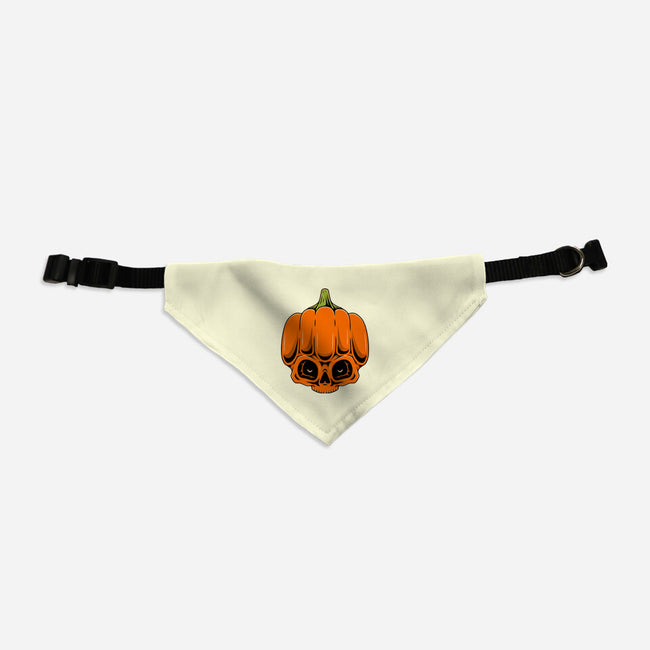 The Pumpkin Skull-Cat-Adjustable-Pet Collar-Alundrart