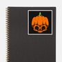 The Pumpkin Skull-None-Glossy-Sticker-Alundrart