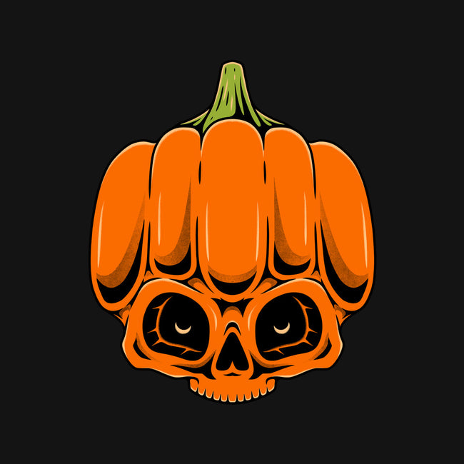 The Pumpkin Skull-Womens-Basic-Tee-Alundrart