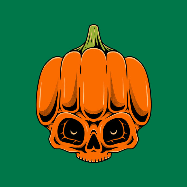 The Pumpkin Skull-Mens-Basic-Tee-Alundrart