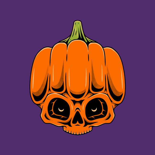 The Pumpkin Skull-None-Polyester-Shower Curtain-Alundrart