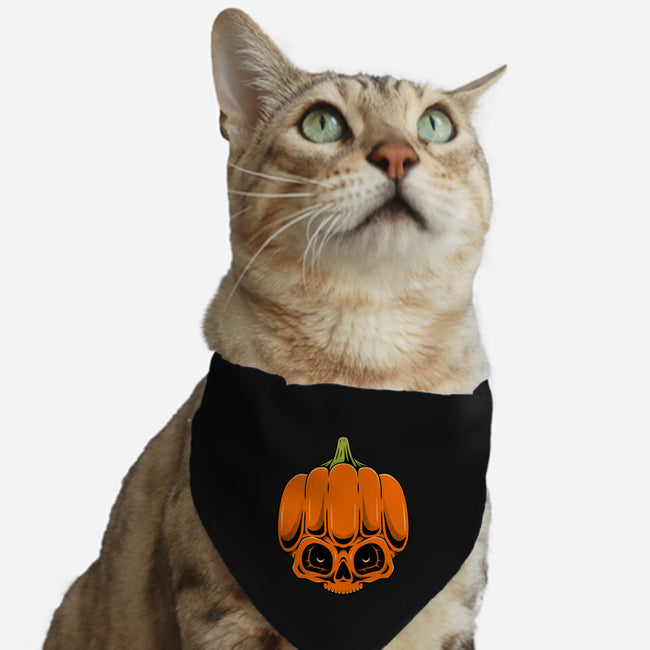 The Pumpkin Skull-Cat-Adjustable-Pet Collar-Alundrart