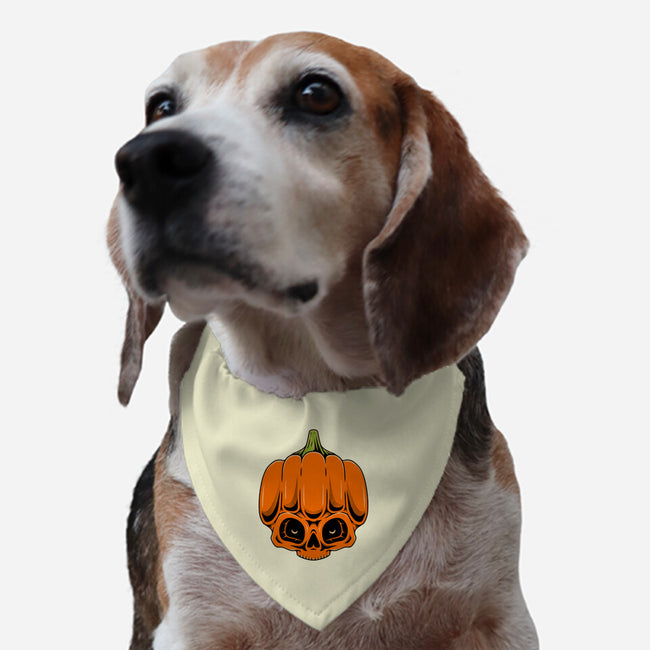 The Pumpkin Skull-Dog-Adjustable-Pet Collar-Alundrart