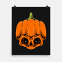 The Pumpkin Skull-None-Matte-Poster-Alundrart