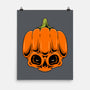 The Pumpkin Skull-None-Matte-Poster-Alundrart