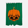 The Pumpkin Skull-None-Polyester-Shower Curtain-Alundrart