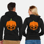 The Pumpkin Skull-Unisex-Zip-Up-Sweatshirt-Alundrart