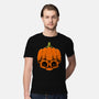 The Pumpkin Skull-Mens-Premium-Tee-Alundrart