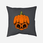 The Pumpkin Skull-None-Removable Cover-Throw Pillow-Alundrart