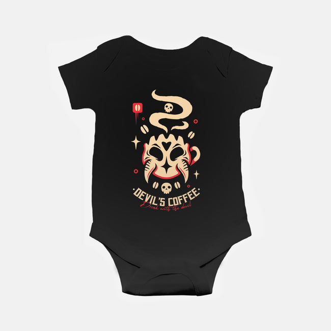 Devil's Coffee-Baby-Basic-Onesie-Alundrart