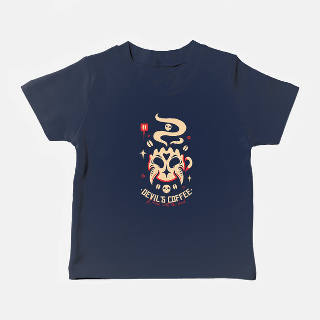 Devil's Coffee-Baby-Basic-Tee-Alundrart