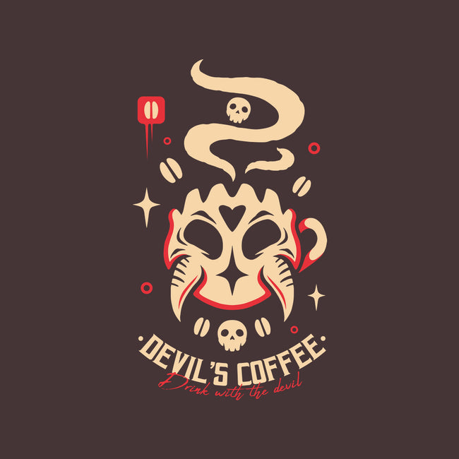 Devil's Coffee-None-Fleece-Blanket-Alundrart