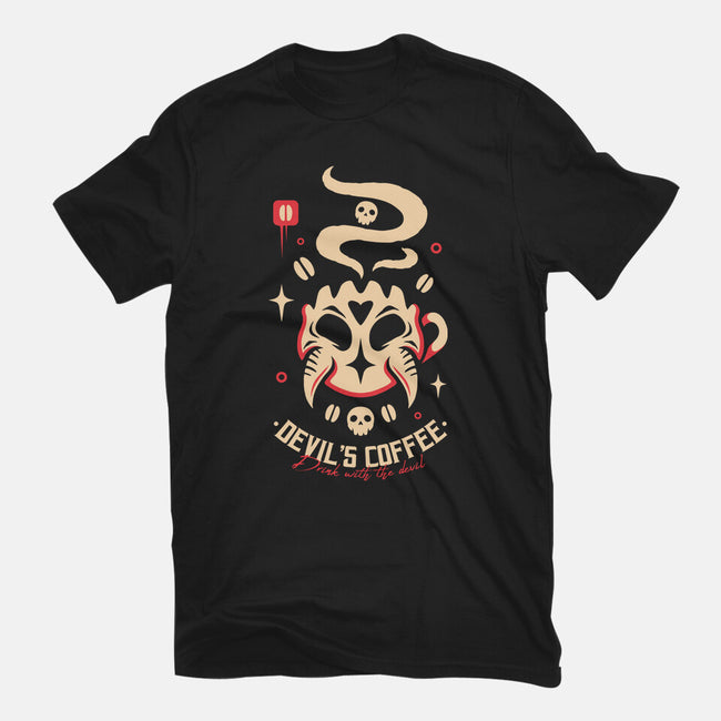 Devil's Coffee-Mens-Heavyweight-Tee-Alundrart