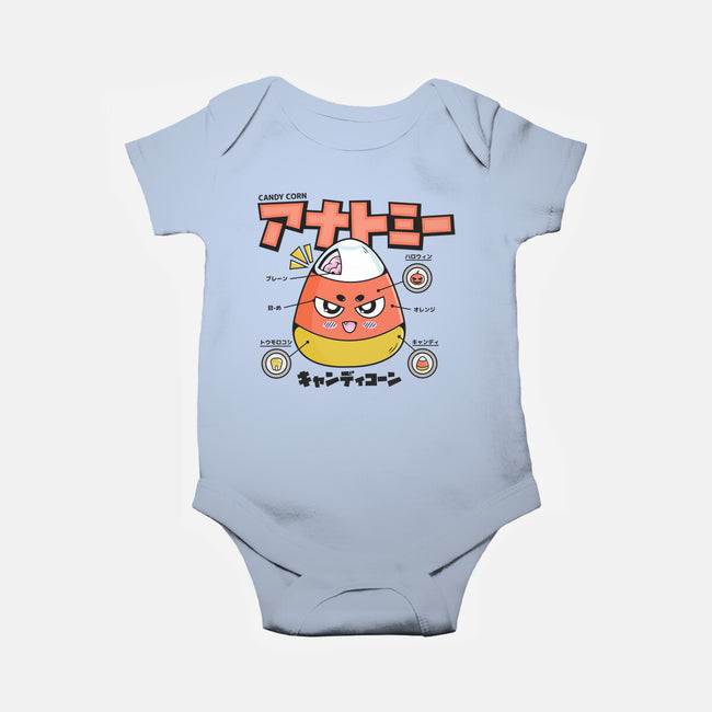 Anatomy Of A Candy Corn-Baby-Basic-Onesie-Bear Noise