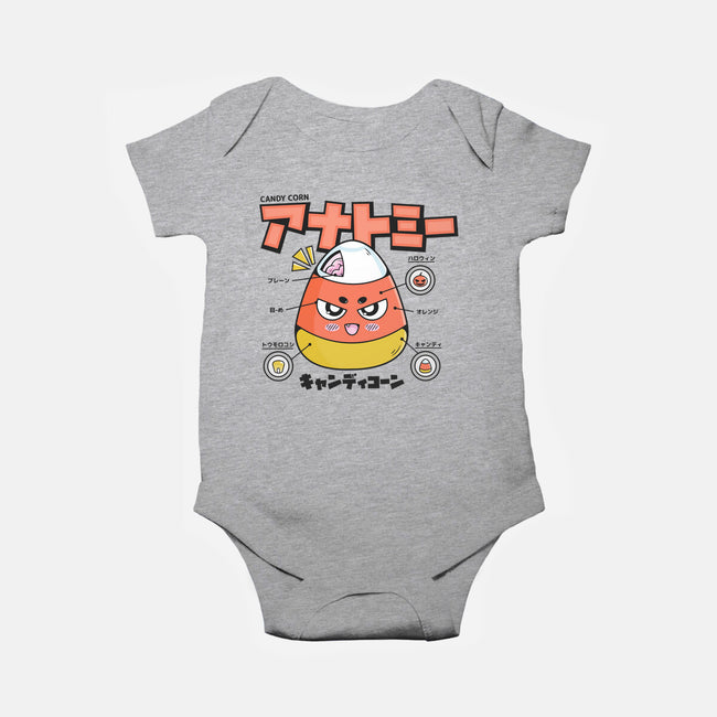 Anatomy Of A Candy Corn-Baby-Basic-Onesie-Bear Noise