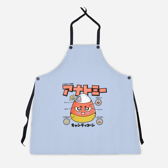 Anatomy Of A Candy Corn-Unisex-Kitchen-Apron-Bear Noise