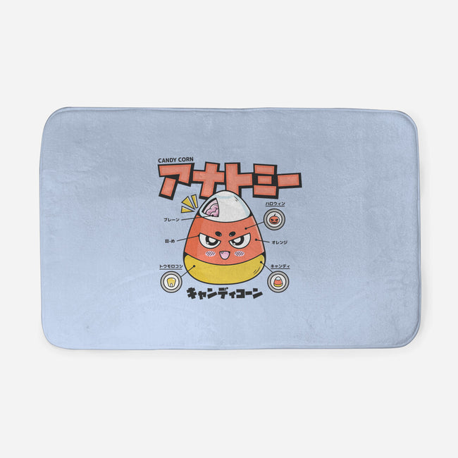 Anatomy Of A Candy Corn-None-Memory Foam-Bath Mat-Bear Noise