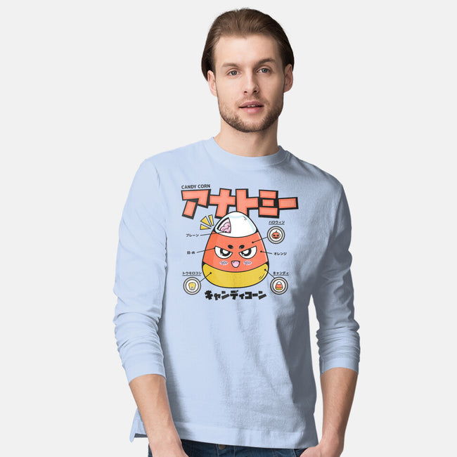 Anatomy Of A Candy Corn-Mens-Long Sleeved-Tee-Bear Noise