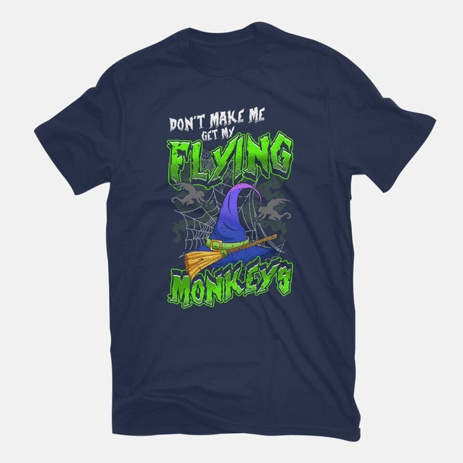 My Flying Monkeys-Womens-Basic-Tee-neverbluetshirts