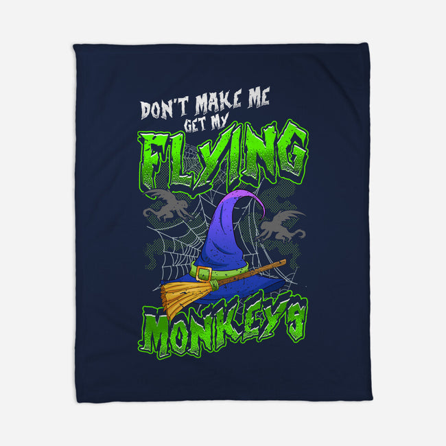 My Flying Monkeys-None-Fleece-Blanket-neverbluetshirts