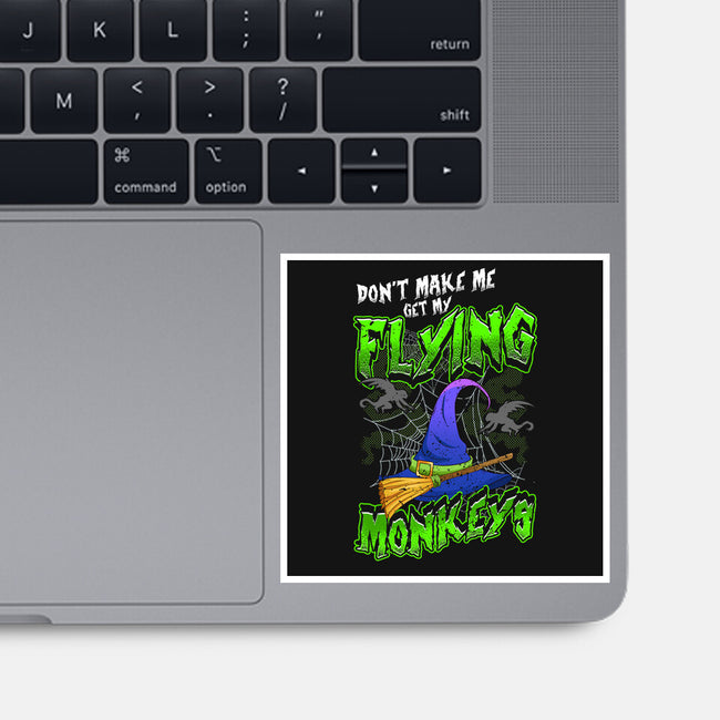 My Flying Monkeys-None-Glossy-Sticker-neverbluetshirts