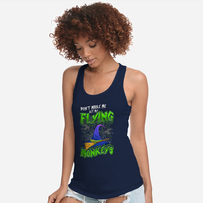 My Flying Monkeys-Womens-Racerback-Tank-neverbluetshirts