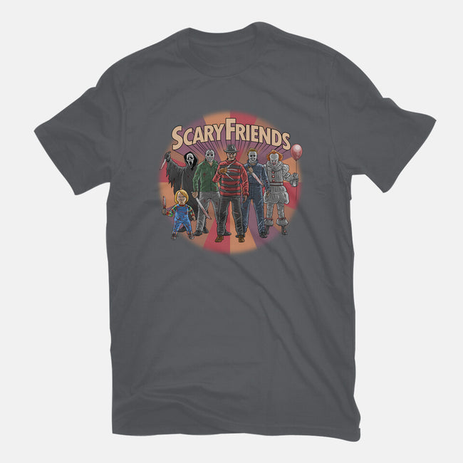 Scary Friends-Mens-Premium-Tee-tonynichols