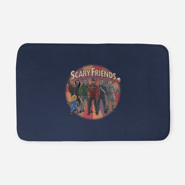 Scary Friends-None-Memory Foam-Bath Mat-tonynichols