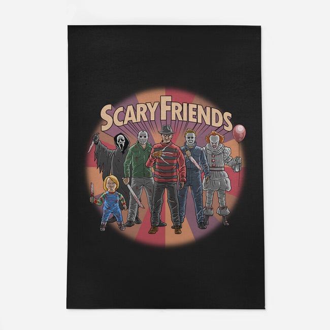 Scary Friends-None-Outdoor-Rug-tonynichols