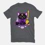 Purr Evil Evil Cat-Womens-Fitted-Tee-Nelelelen