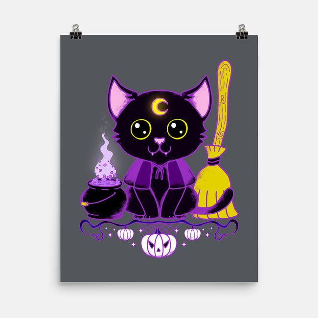 Purr Evil Evil Cat-None-Matte-Poster-Nelelelen