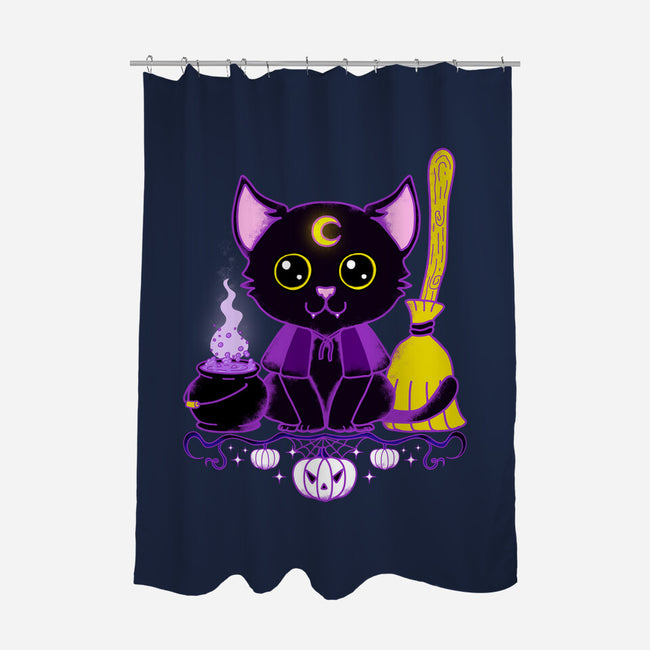 Purr Evil Evil Cat-None-Polyester-Shower Curtain-Nelelelen