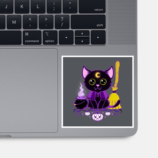 Purr Evil Evil Cat-None-Glossy-Sticker-Nelelelen