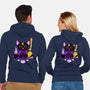 Purr Evil Evil Cat-Unisex-Zip-Up-Sweatshirt-Nelelelen