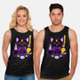 Purr Evil Evil Cat-Unisex-Basic-Tank-Nelelelen