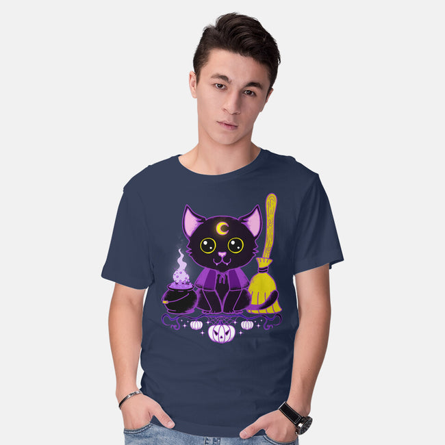 Purr Evil Evil Cat-Mens-Basic-Tee-Nelelelen