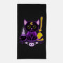 Purr Evil Evil Cat-None-Beach-Towel-Nelelelen