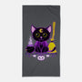 Purr Evil Evil Cat-None-Beach-Towel-Nelelelen