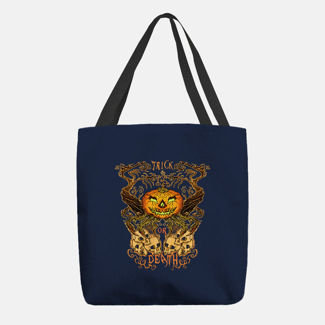 Trick Or Death-None-Basic Tote-Bag-Damyanoman