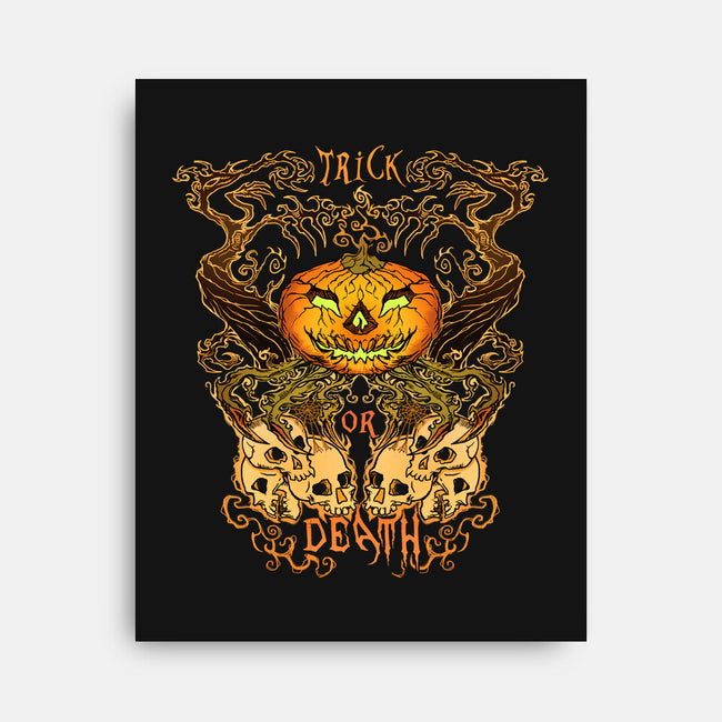 Trick Or Death-None-Stretched-Canvas-Damyanoman